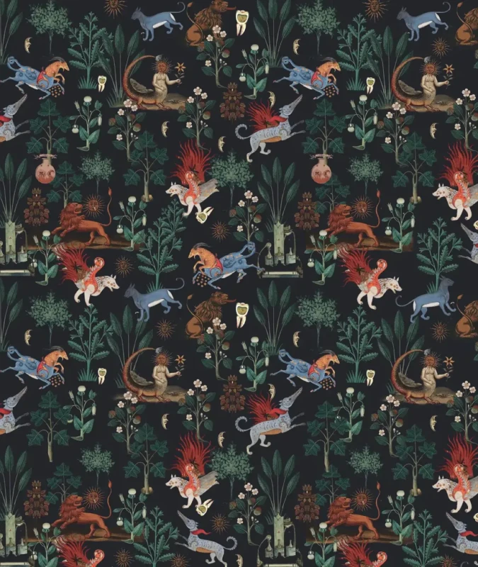 Tapeta artystyczna Botanic Beast.webp