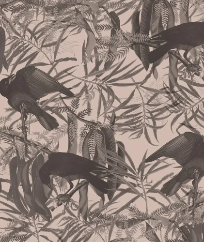 Tapeta Crows Beige Wallcolors.webp