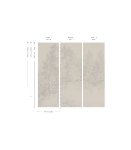 Rozmiary tapety Whispering Trees blue.webp