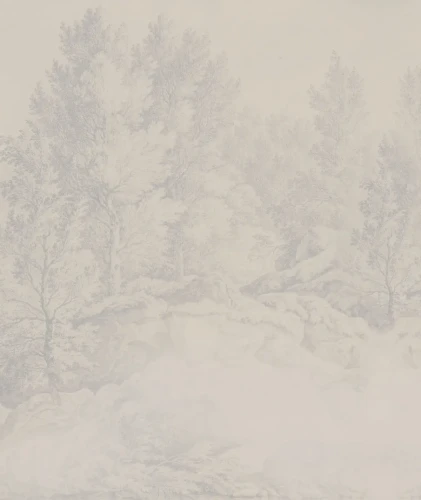 Tapeta Whispering Trees blue Wallcolors