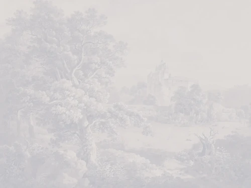 Wizualizacja tapety muralu Gentle Landscape Wallcolors.webp