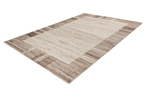 Rzut z boku na beżowy dywan nowoczesny Lalee Home Trendy Carving TRC 401