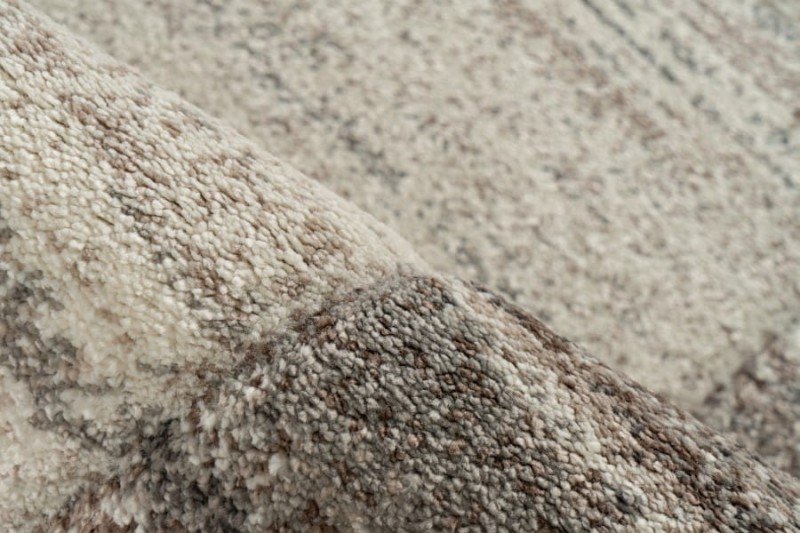 Runo szaro-beżowego dywanu nowoczesnego Lalee Home Trendy Carving TRC 401