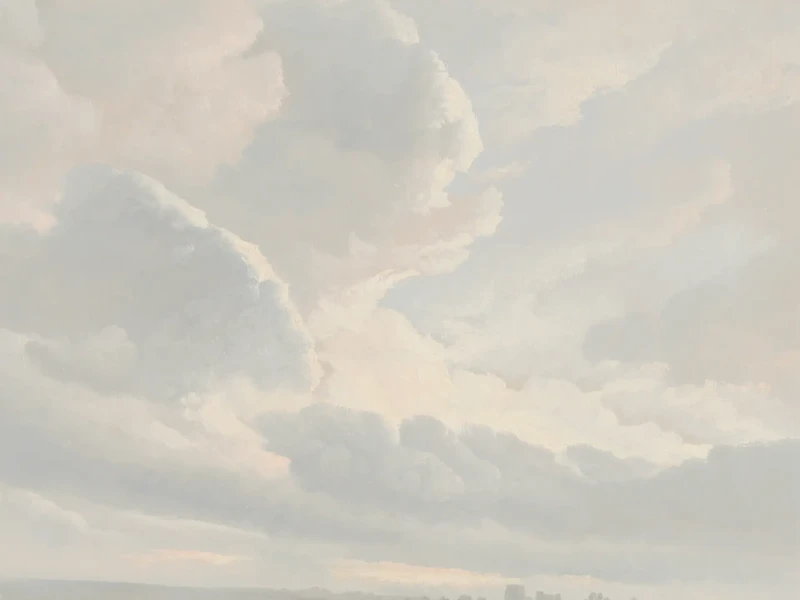 Wizualizacja tapety muralu Cloudy sky.webp