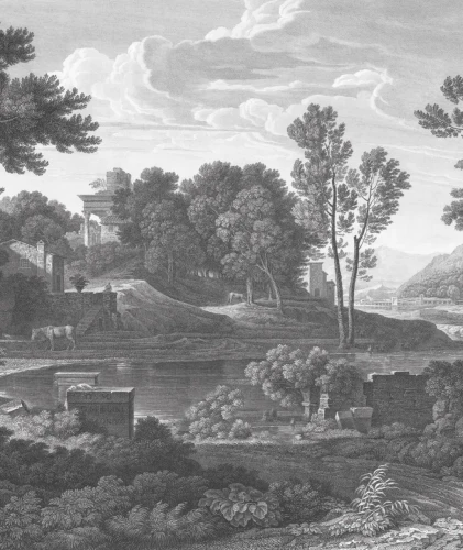 Tapeta Ancient Riverside Grove.webp