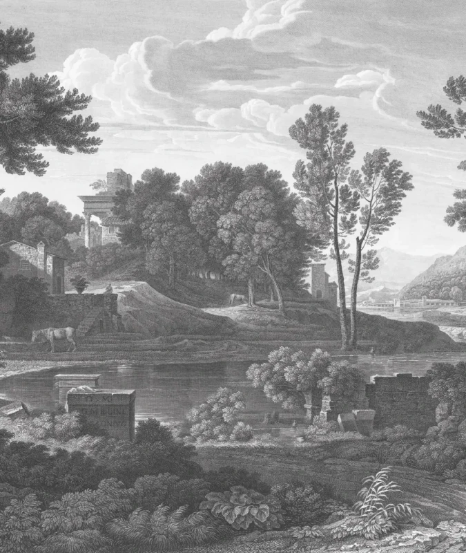 Tapeta Ancient Riverside Grove.webp