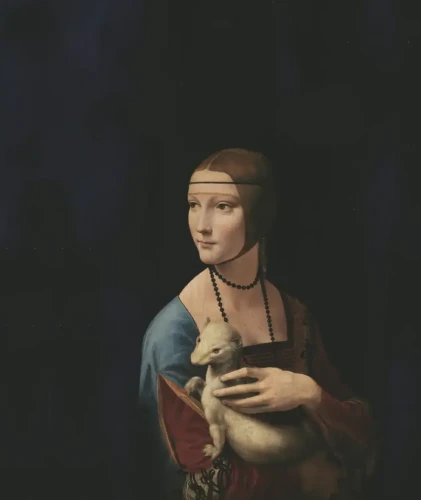 Tapeta Lady with an Ermine.webp