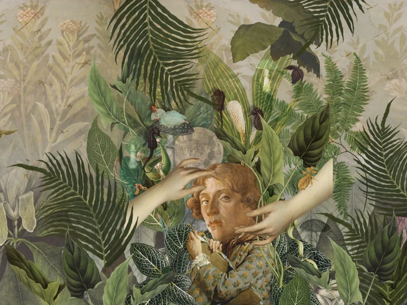 Wizualizacja muralu Green man.webp