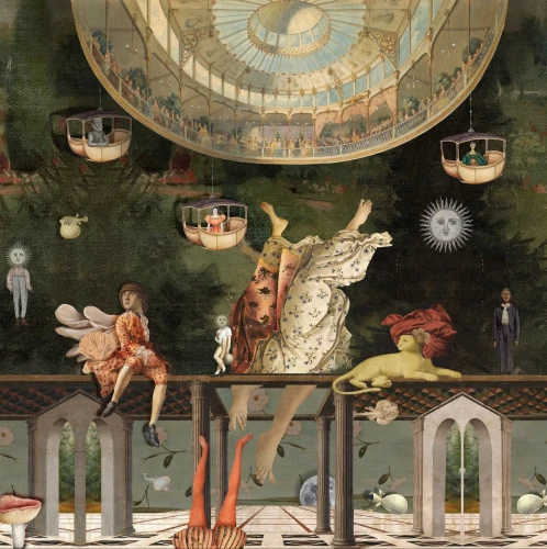 Wizualizacja muralu Carousel.webp