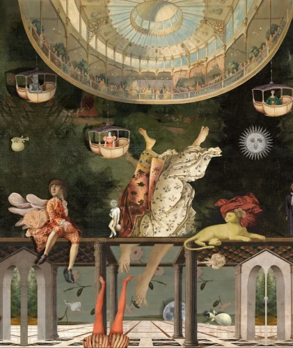 Tapeta kolaż Carousel.webp