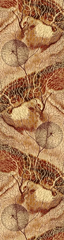 Chodnik wełniany Agnella Isfahan Bellona bursztyn