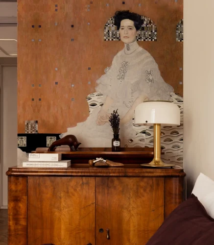 Dekoracyjna tapeta do salonu z obrazem Fritza.webp