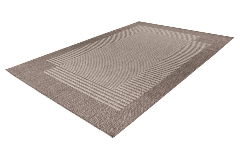 Rzut z boku na dywan zewnętrzny Lalee In-and Outdoor Casa CAS 602 taupe