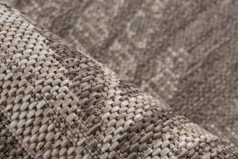 Runo dywanu zewnętrznego w liście Lalee In-and Outdoor Casa CAS 607 taupe