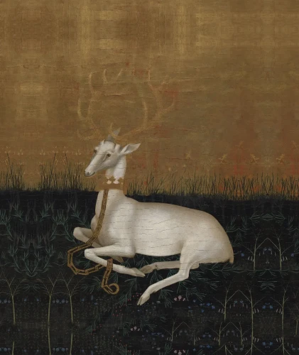 Tapeta artystyczna z jeleniem Majestic Rest.webp