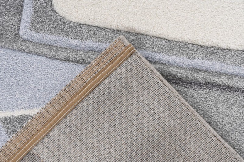 Spód szarego dywanu dziecięcego 3d klasy Lalee Kids Happy HAP 302