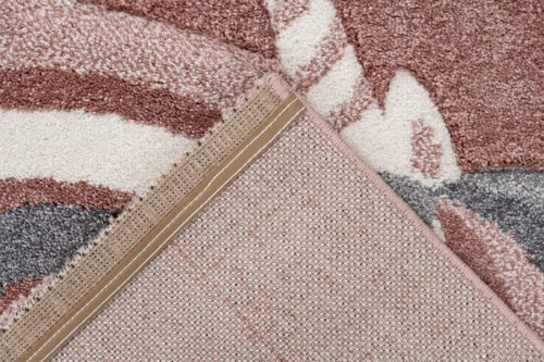 Spód różowego dywanu dziecięcego 3d jednorożec Lalee Kids Happy HAP 303