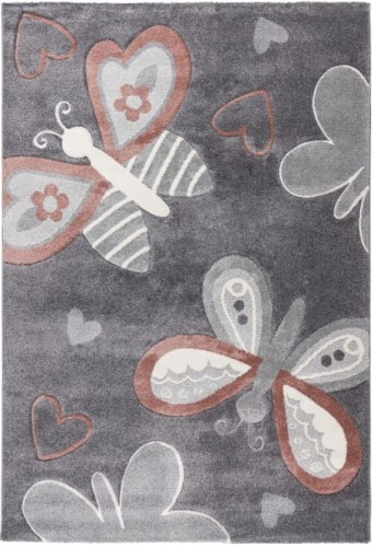 Dywan dziecięcy 3d motyle Lalee Kids Happy HAP 306 multi