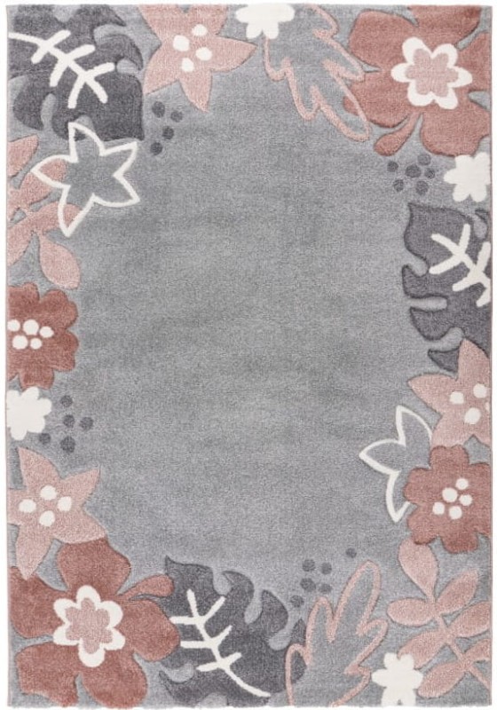 Dywan dziecięcy 3d w kwiaty Lalee Kids Happy HAP 307 multi