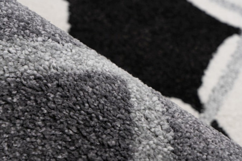 Runo szarego dywanu dziecięcego 3d piłka Lalee Kids Happy HAP 308