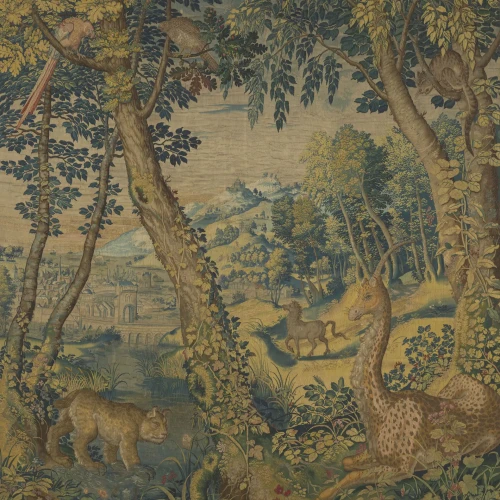 Mural w stylu arrasu Unocorn Arras.webp