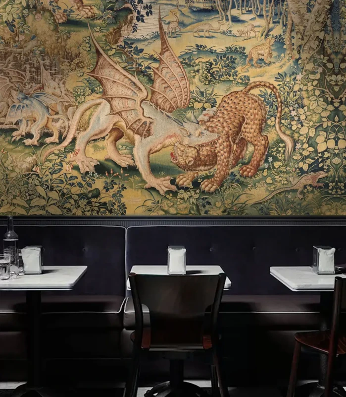 Tapeta do restauracji Dragon Arras.webp