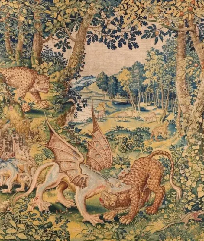 Tapeta artystyczna Dragon Arras.webp
