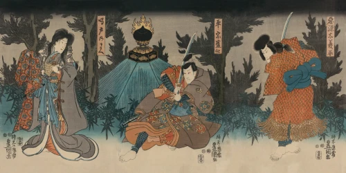 Mural orientalny Warrior Ethos.webp