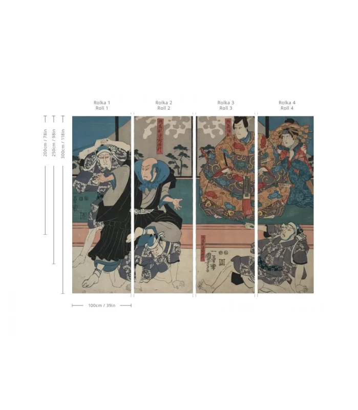 Wymiary muralu Zen Warriors.webp