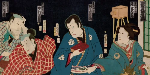 Mural orientalny Samurai chronicales.webp