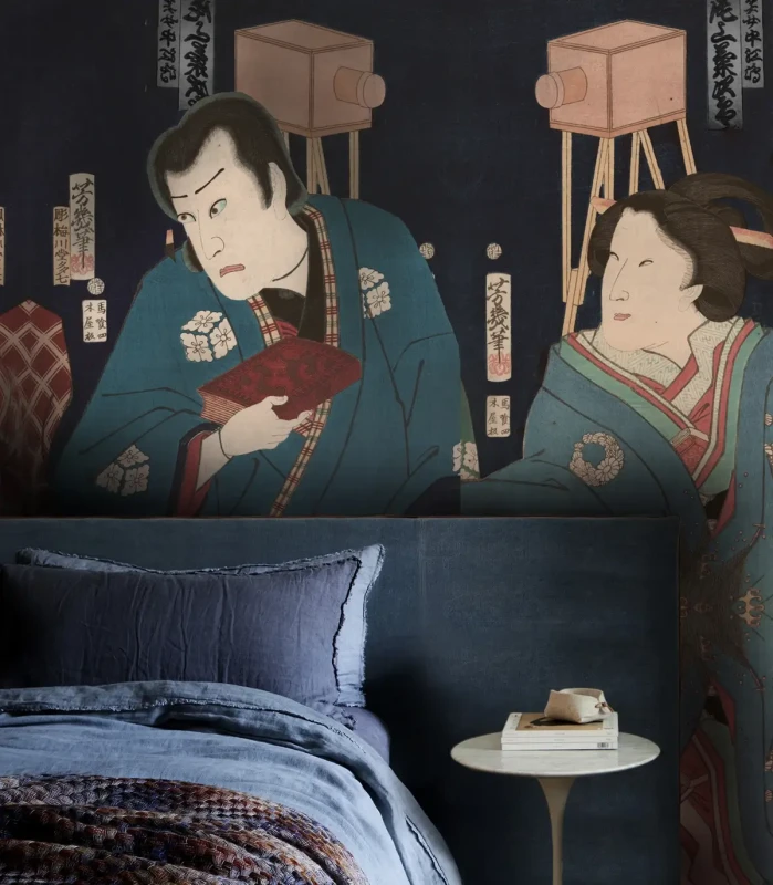 Tapeta Samurai chronicales w sypialni.webp