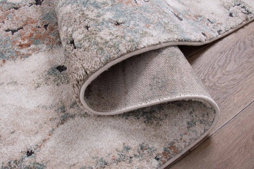 Spód dywanu nowoczesnego Dywilan Nero 5/A2967A pomarańczowo-kremowy