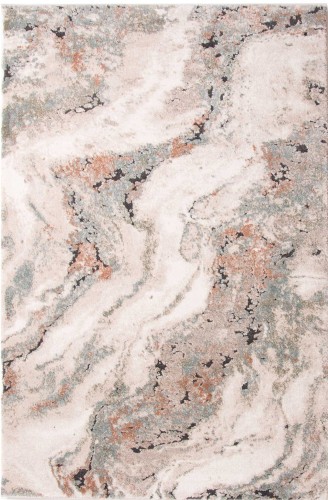 Dywan nowoczesny Dywilan Nero 5/A2967A pomarańczowo-kremowy