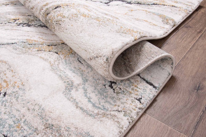 Spód dywanu nowoczesnego Dywilan Nero 4/A2966A morsko-kremowy