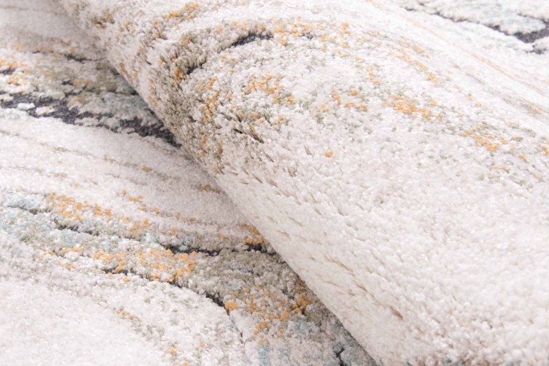 Runo dywanu nowoczesnego Dywilan Nero 4/A2966A morsko-kremowy