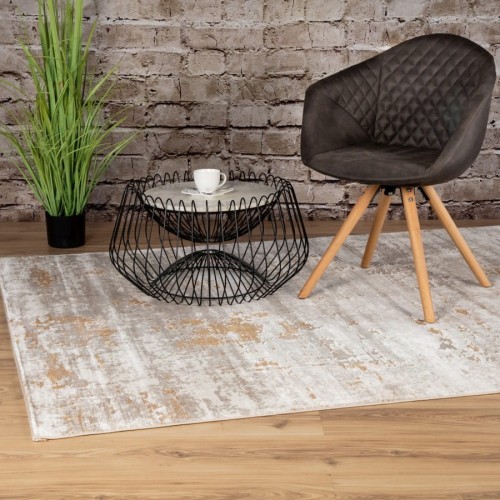 Beżowy dywan vintage Lalee Pierre Cardin Paris PRS 503 w pokoju