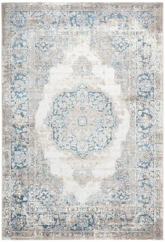 Dywan tradycyjny vintage Lalee Pierre Cardin Paris PRS 504 niebieski