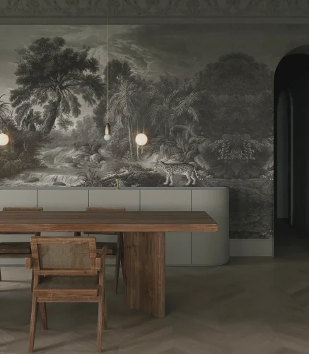 Mural przyrodniczy do jadalni Ocelot.webp