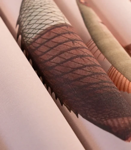 Tapeta Under the Sea Pink zbliżenie wzoru.webp