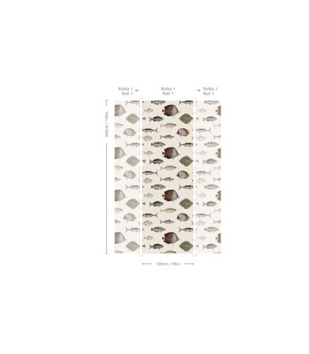 Wymiary tapety Under the Sea Beige.webp