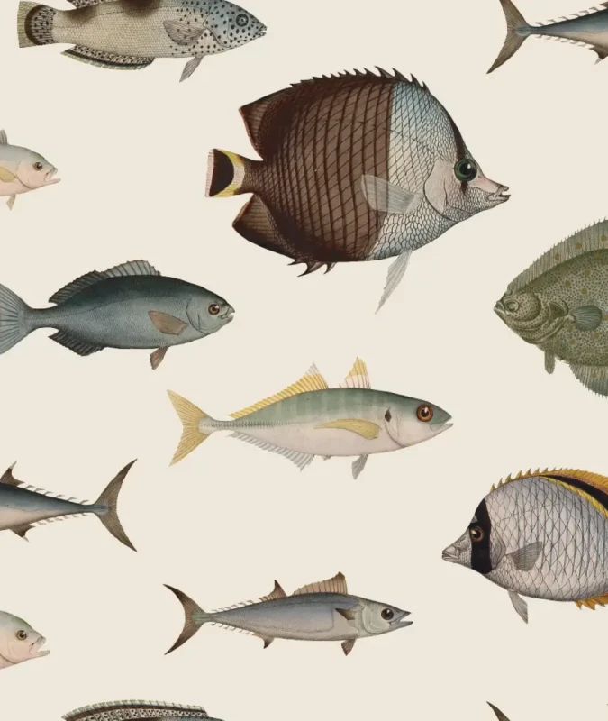 Tapeta Under the Sea Beige.webp