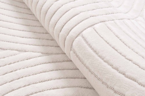 Runo dywanu art deco 3d Dywilan Juno 6 D798AW cream