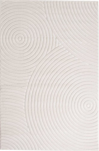Dywan art deco 3d Dywilan Juno 6 D798AW cream