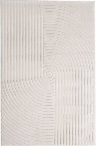 Dywan art deco 3d Dywilan Juno 6 D801AW cream