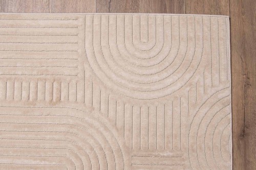 Obszycie dywanu art deco 3d Dywilan Juno 7 G267AP beige