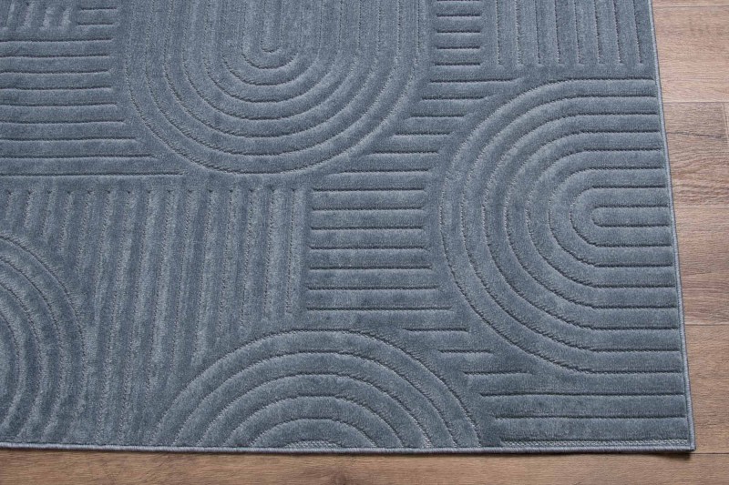 Obszycie dywanu art deco 3d Dywilan Juno 7 G267AZ denim