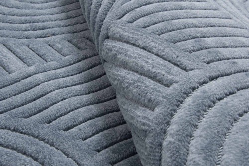 Runo dywanu art deco 3d Dywilan Juno 7 G267AZ denim