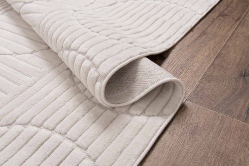 Spód dywanu art deco 3d Dywilan Juno 8 G267AW cream