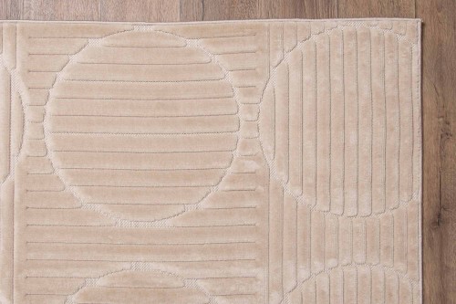 Obszycie dywanu art deco 3d Dywilan Juno 8 G267AP beige
