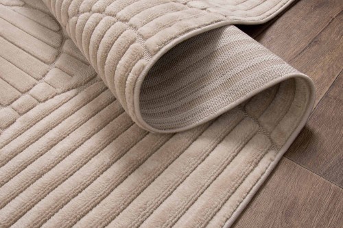 Spód dywanu art deco 3d Dywilan Juno 8 G267AP beige